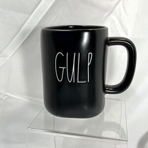 Rae Dunn Black “GULP” Mug